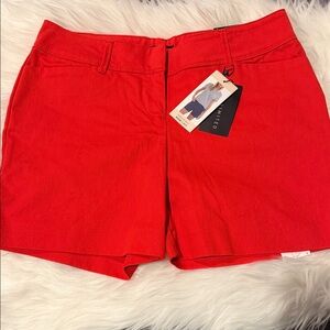 The Limited NWT Women's Tailored Shorts, Harvest Red, Size 4, 4.5" Inseam Summer